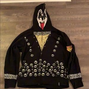 Volcom Kiss Gene Simmons Demon Full Zip Hoodie